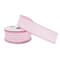 12 Pack: 1.5" x 10yd. Faux Linen Wired Thin Striped Ribbon by Celebrate It® Specialty